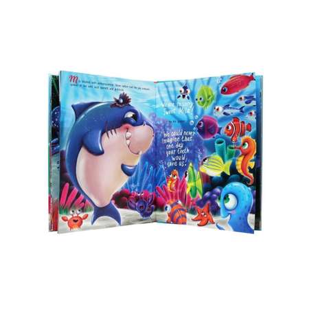 Книга Проф-Пресс на английском языке Mila the shark makes friends
