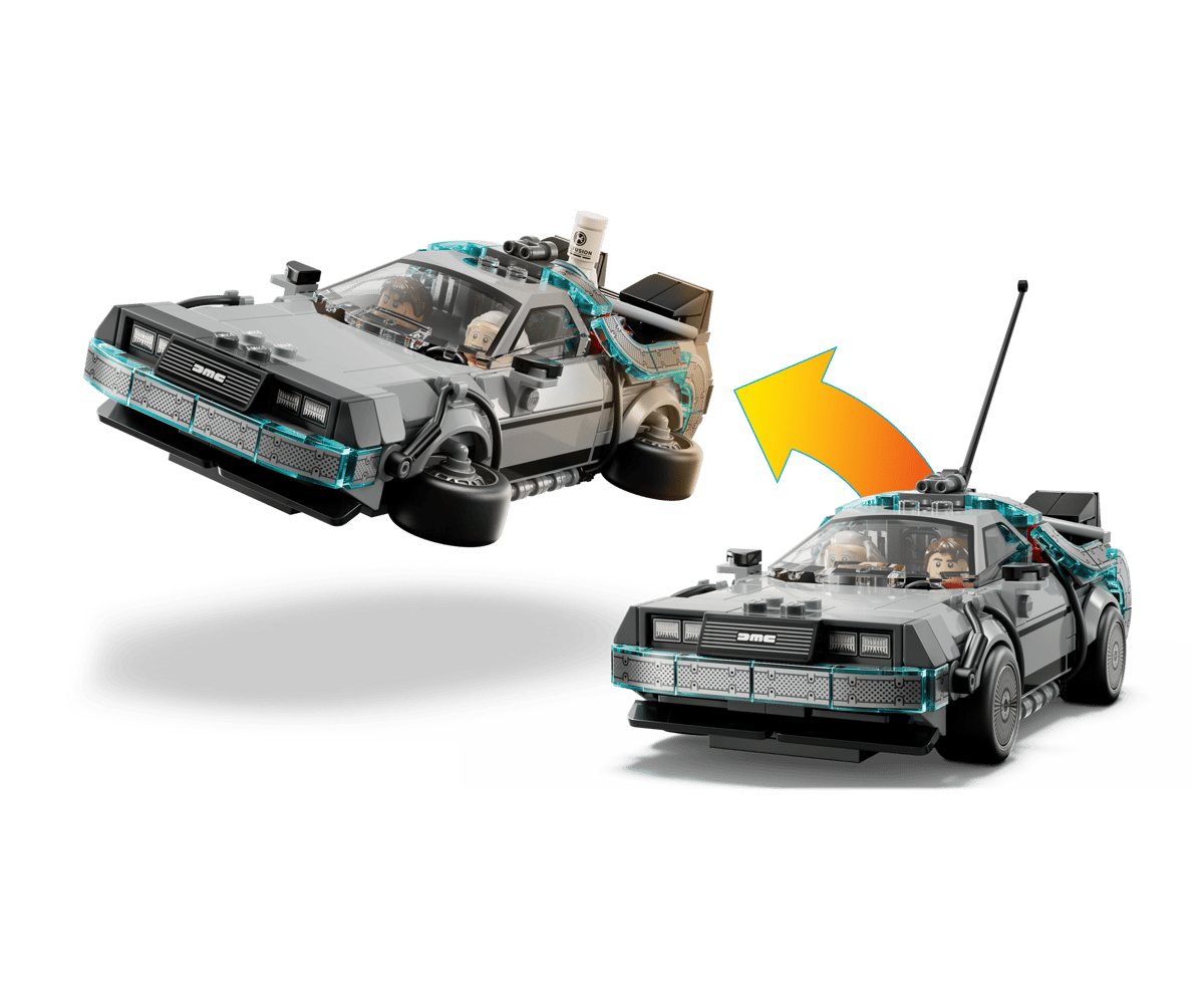 Конструктор LEGO Speed Champions Машина времени 357 дет. - фото 6