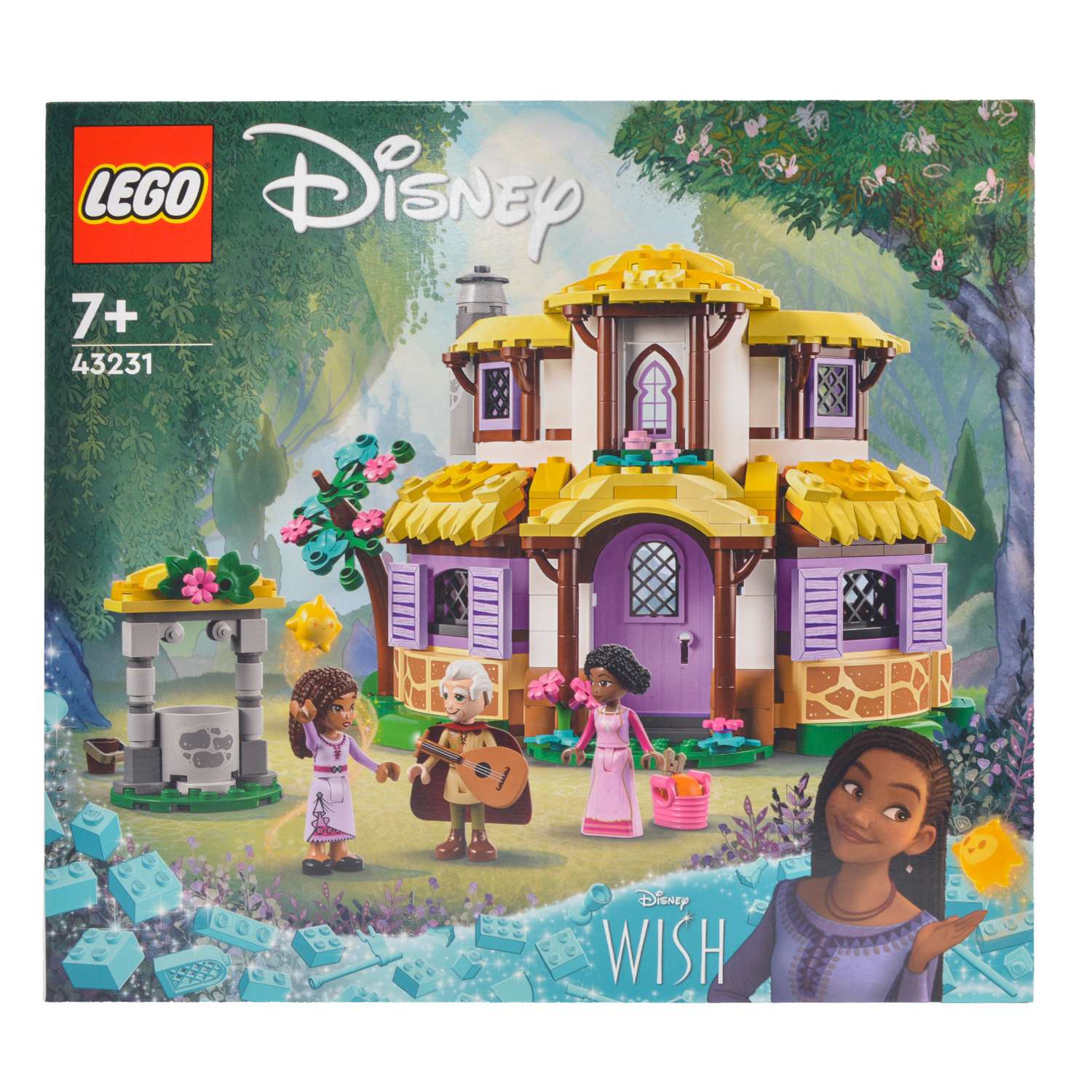 Конструктор LEGO Disney Princess Ashas Cottage 509 дет. - фото 9