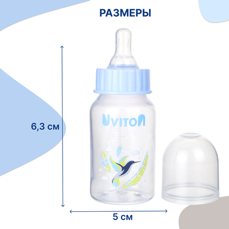 Бутылочка Uviton Classic+ 125 мл в ассортименте