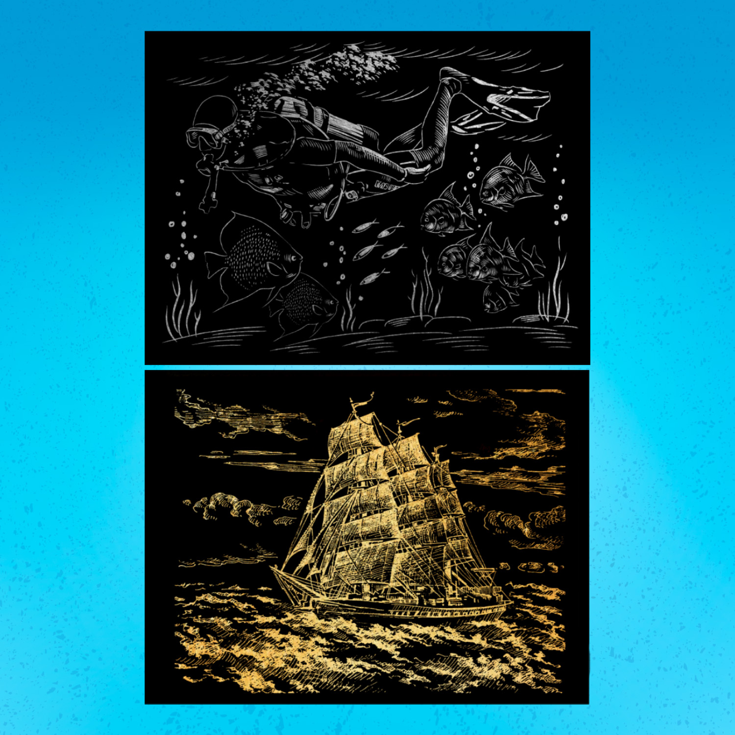 Гравюра LORI(колорит) Море - фото 3