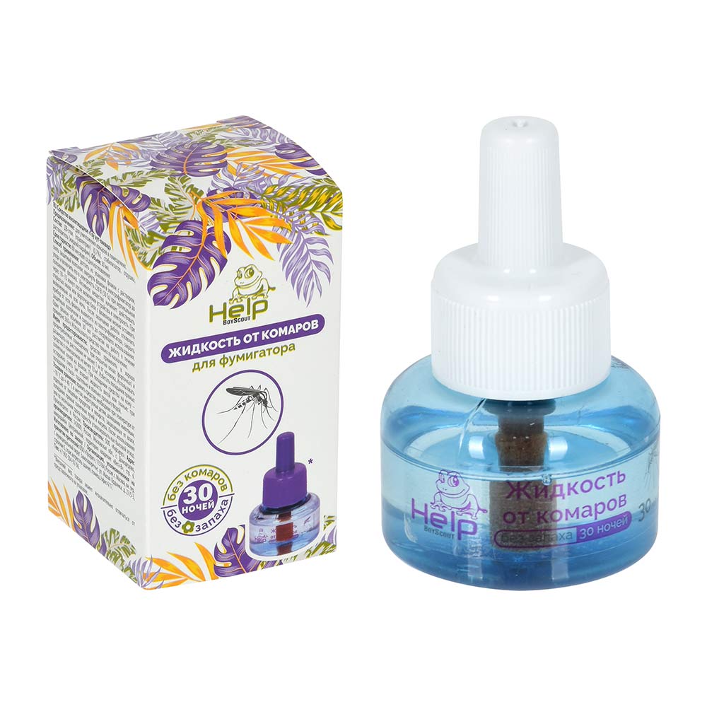 Жидкость Help BS от комаров 30 ночей инсектицидная - фото 1