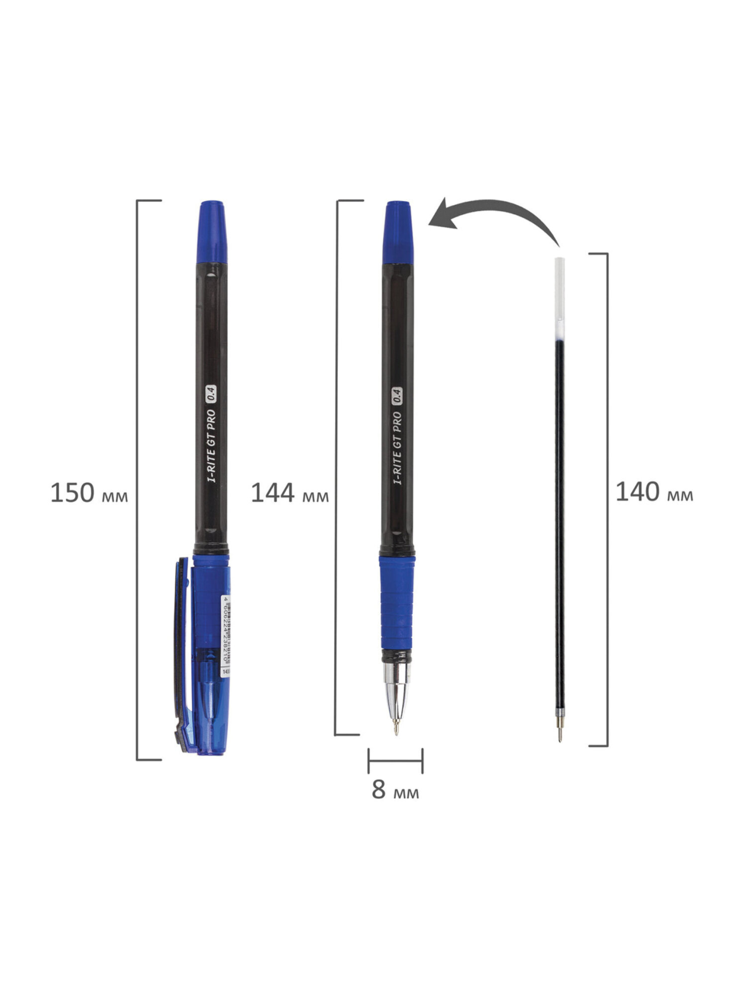 Ручка шариковая Brauberg 12 шт. - фото 12