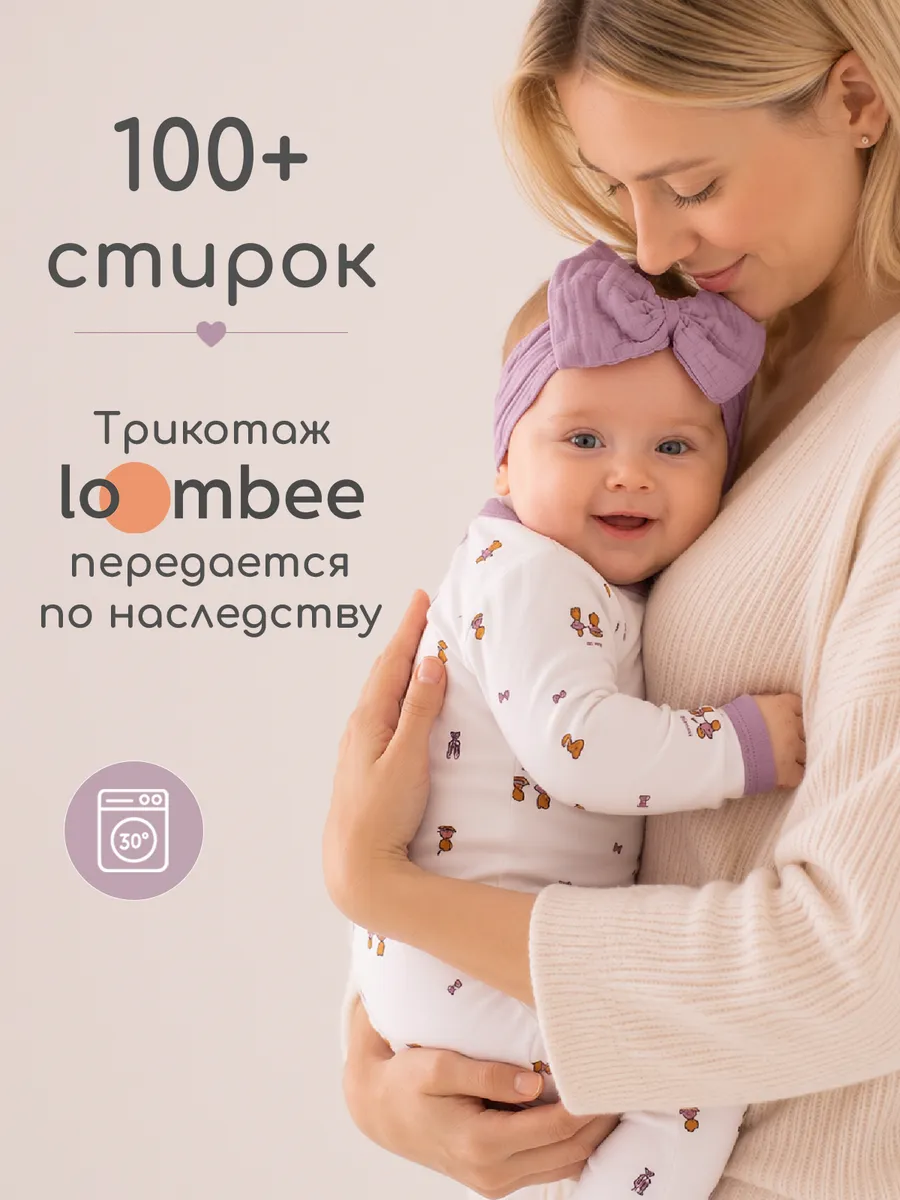Комбинезон 3 шт loombee S-SE-1198 - фото 14