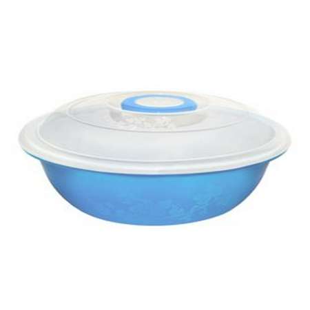 Таз elfplast мерный с крышкой светло-голубой 11 л 39.5х15 см