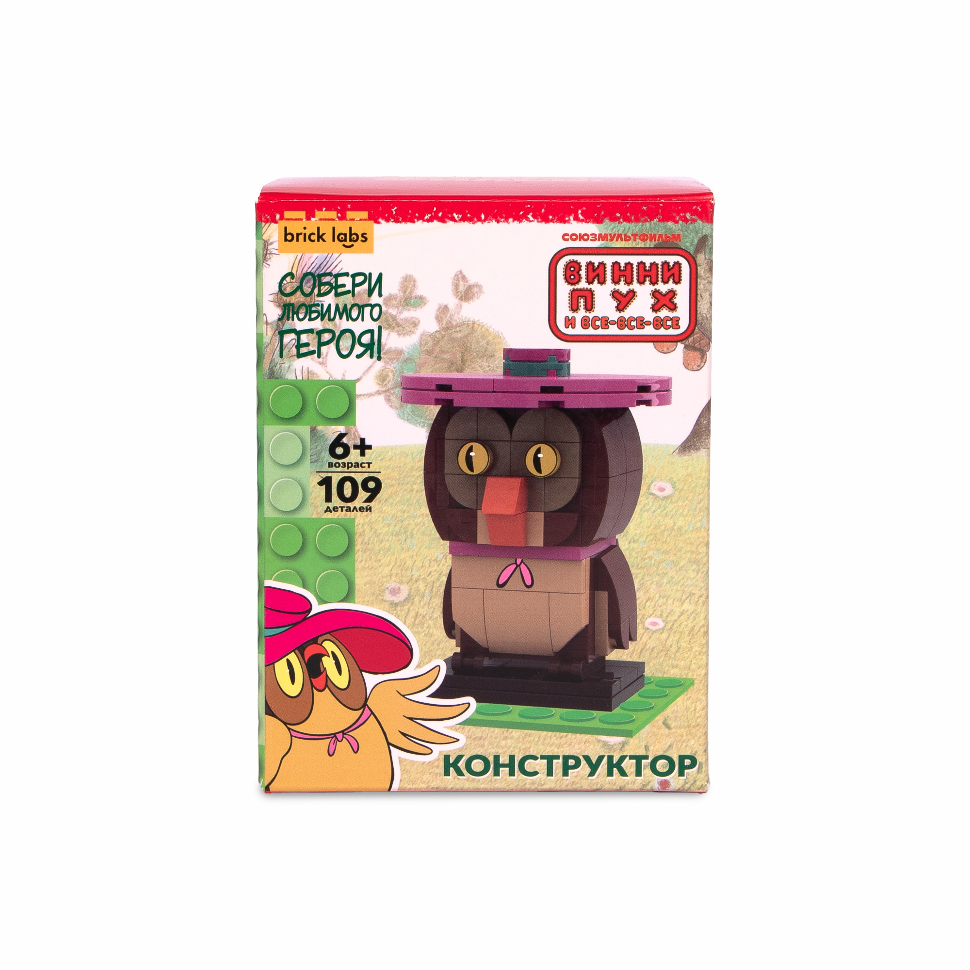 Конструктор brick labs Винни-Пух Сова - фото 1
