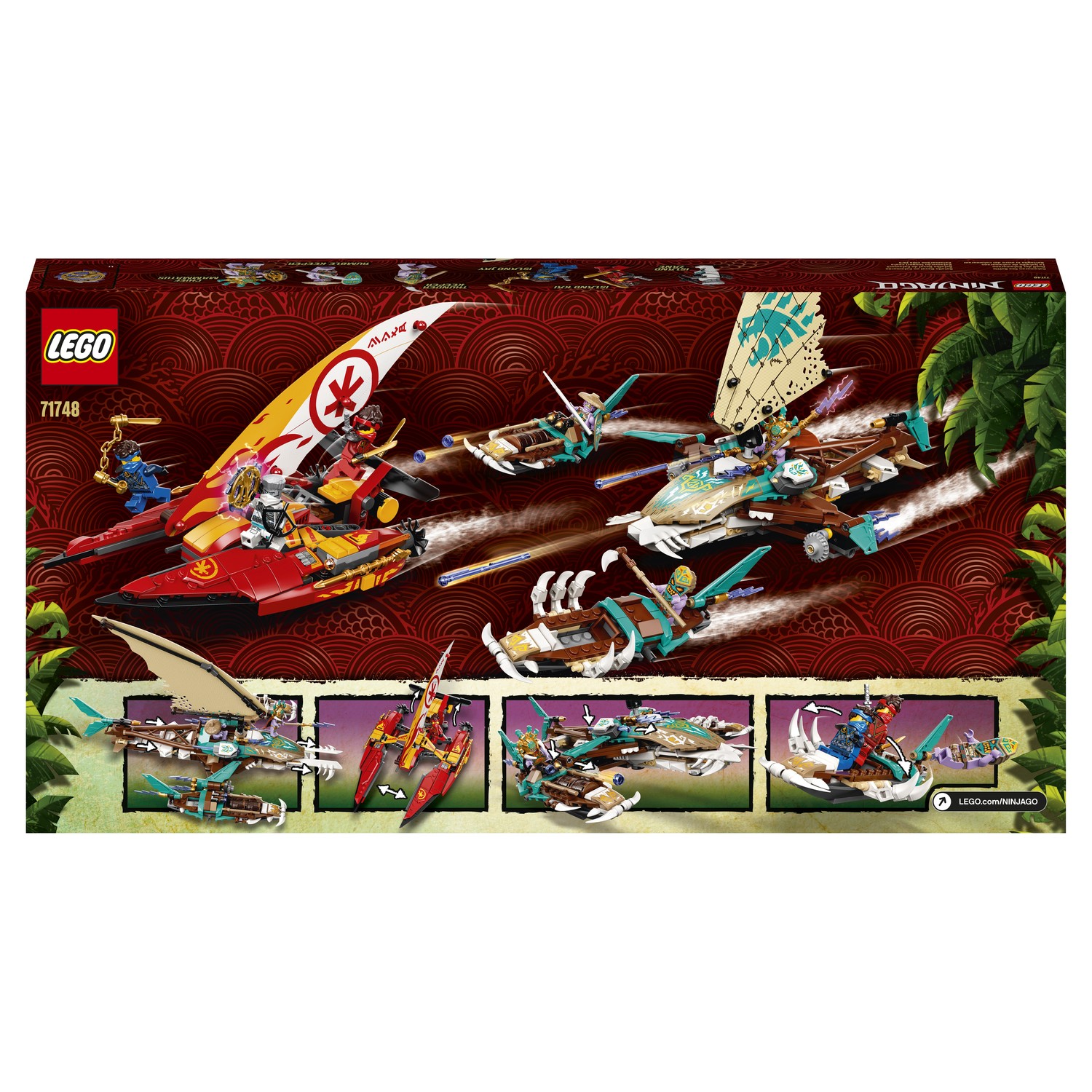 Конструктор LEGO NINJAGO Морская битва на катамаране - фото 3