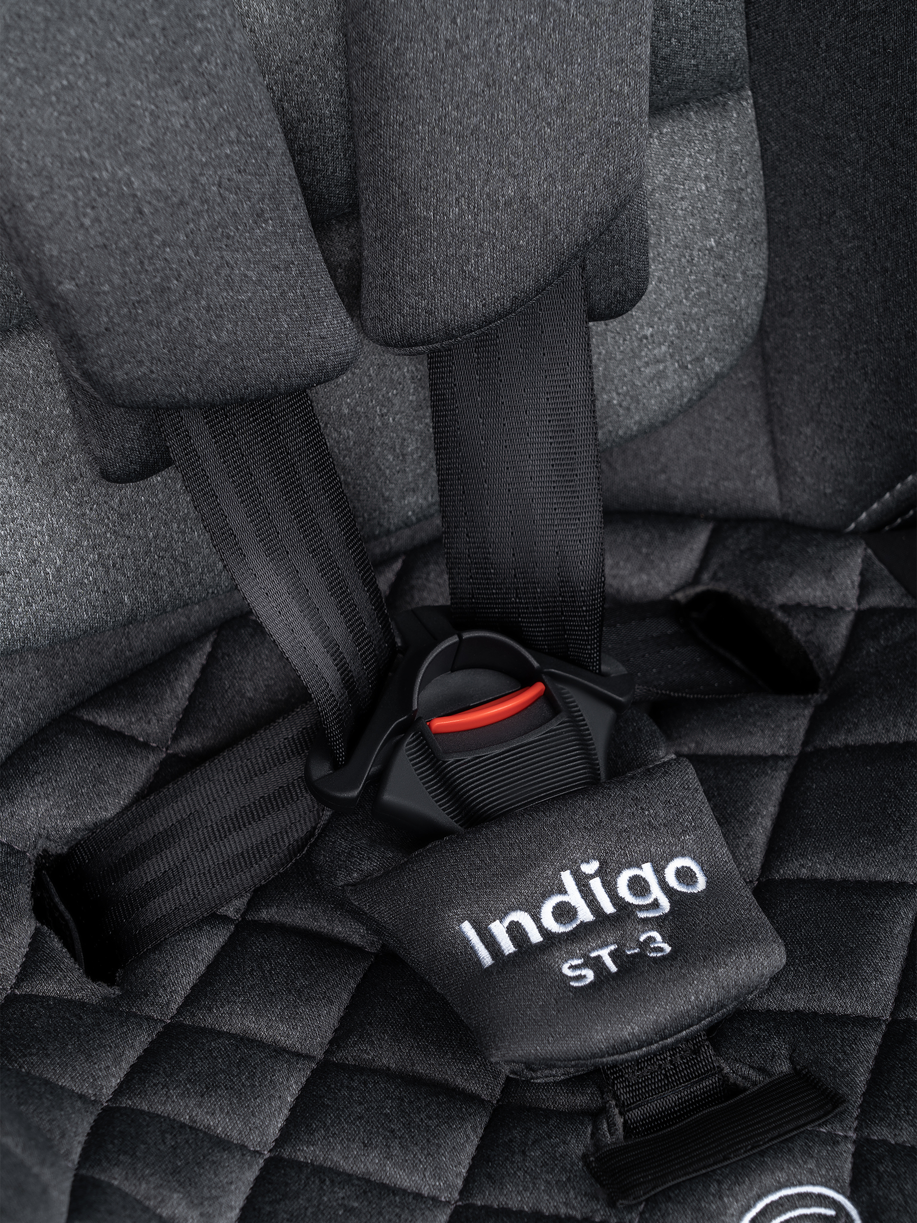 Автокресло Indigo Aero, серый Isofix 0+/1/2/3 (0-36 кг) - фото 10