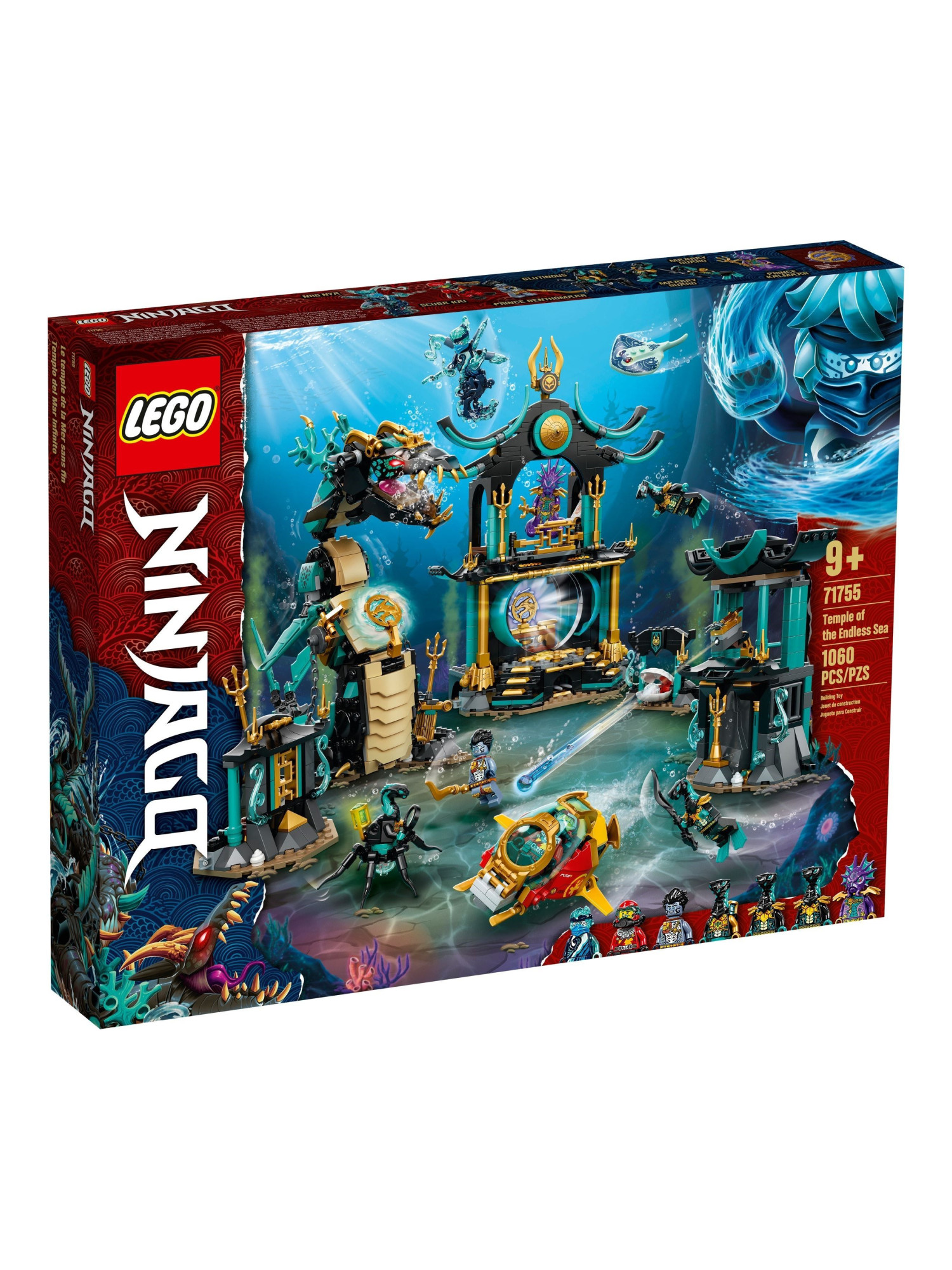 Конструктор LEGO NINJAGO Храм моря 1060 дет. - фото 1