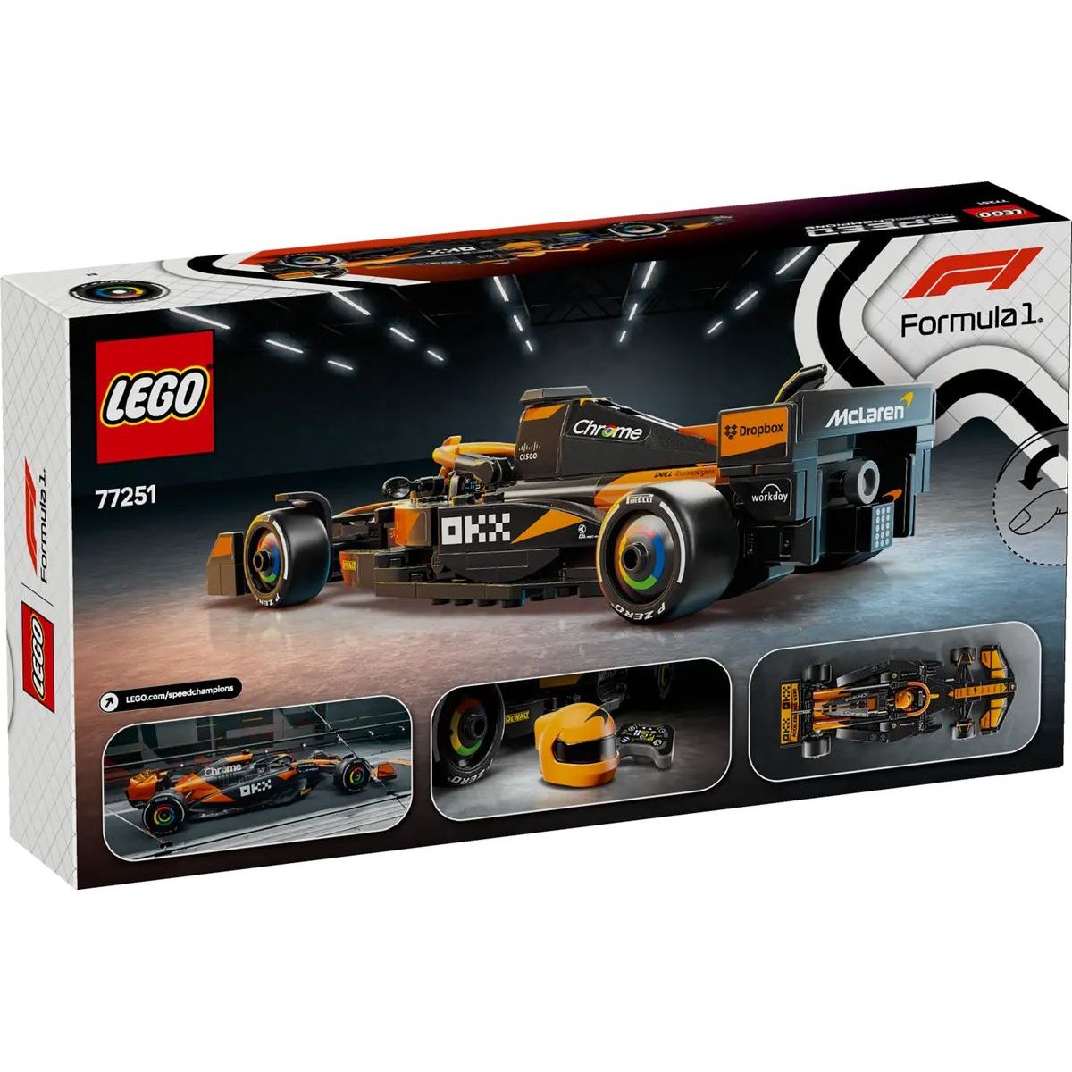 Конструктор LEGO Speed Champions Команда Макларен 269 дет. - фото 7