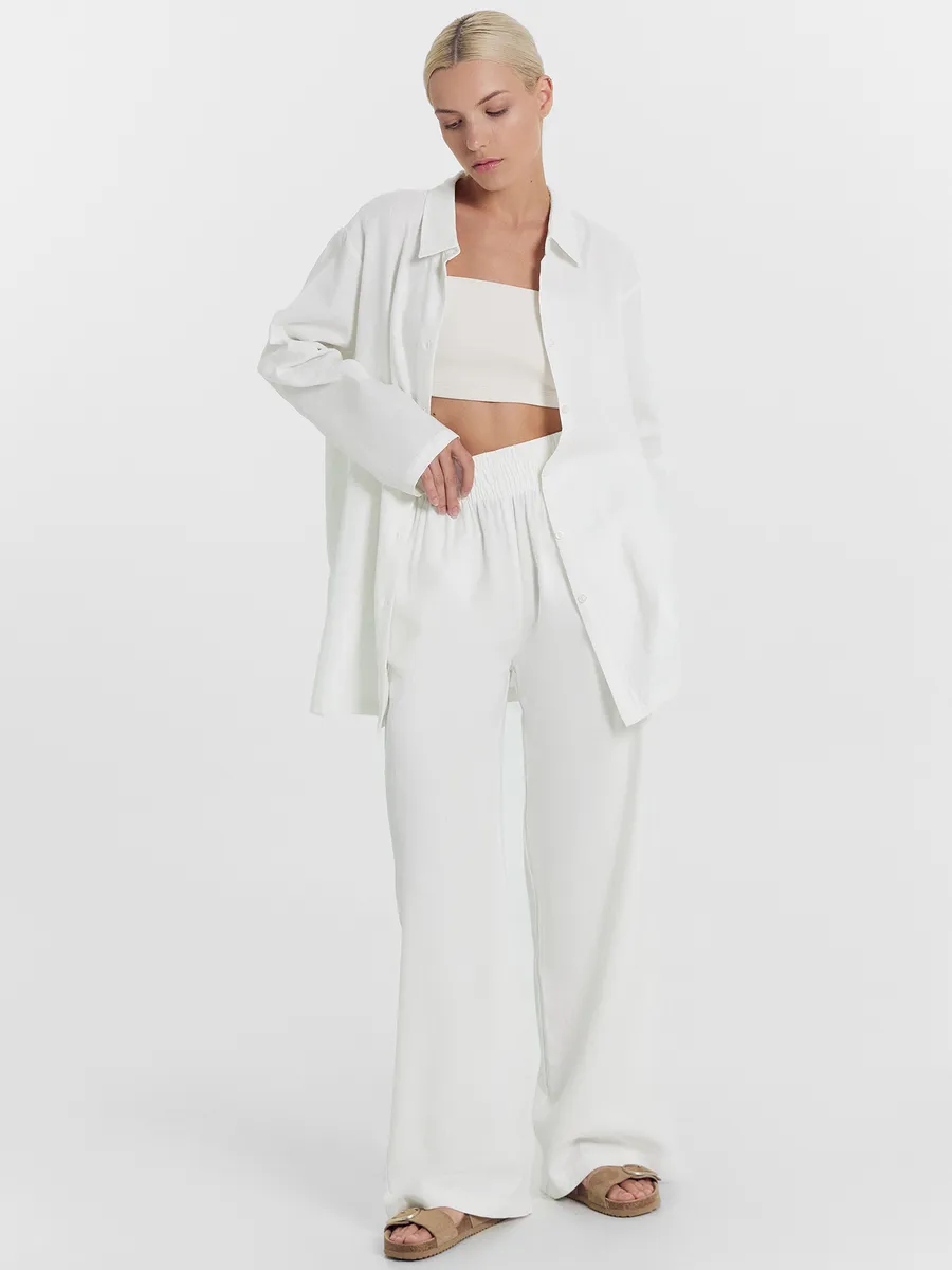 Брюки Mark Formelle (Марк Формэль) 182479/белый - фото 7