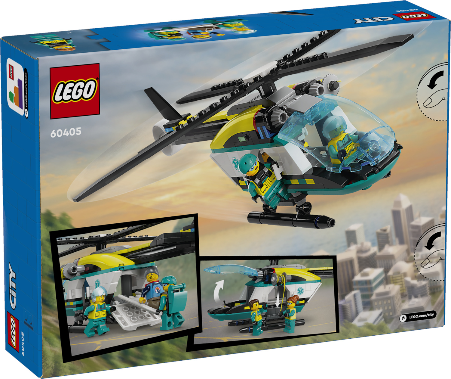 Конструктор LEGO City Аварийно-спасательный вертолет - фото 5