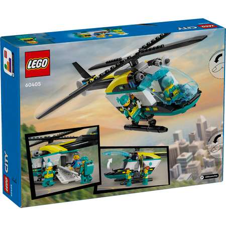 Конструктор LEGO City Аварийно-спасательный вертолет блочный