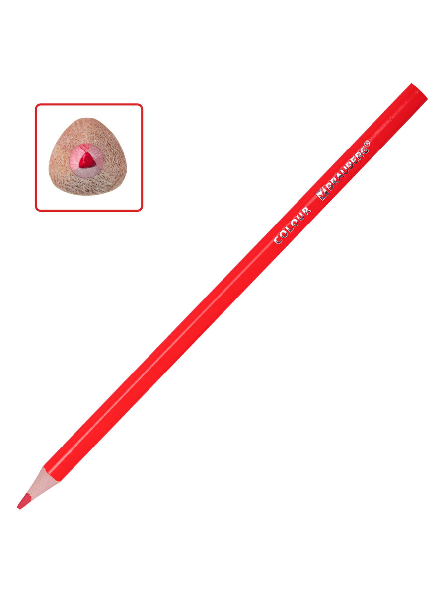 Карандаши цветные Brauberg 72 шт. - фото 11