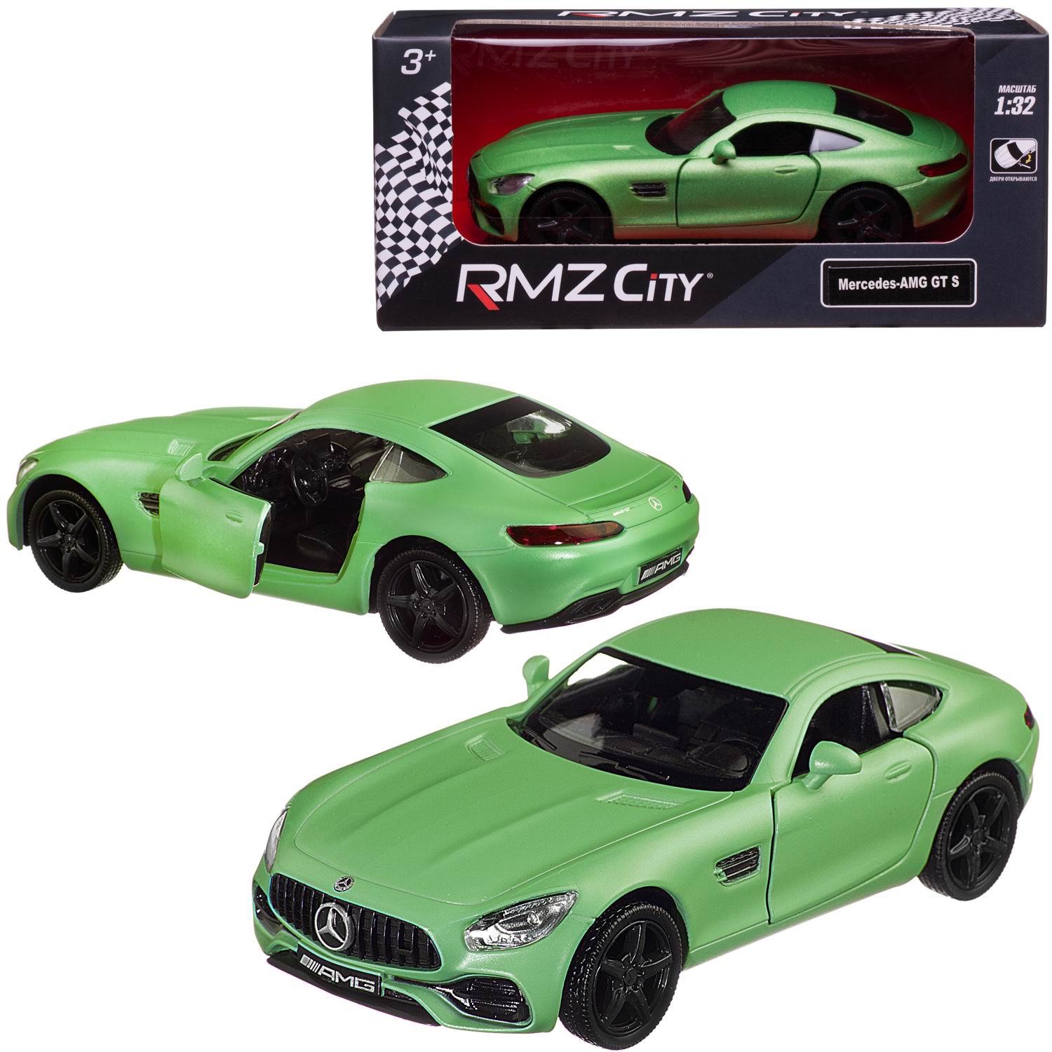Автомобиль Uni-Fortune Mercedes 1:32 554988M(E) - фото 3