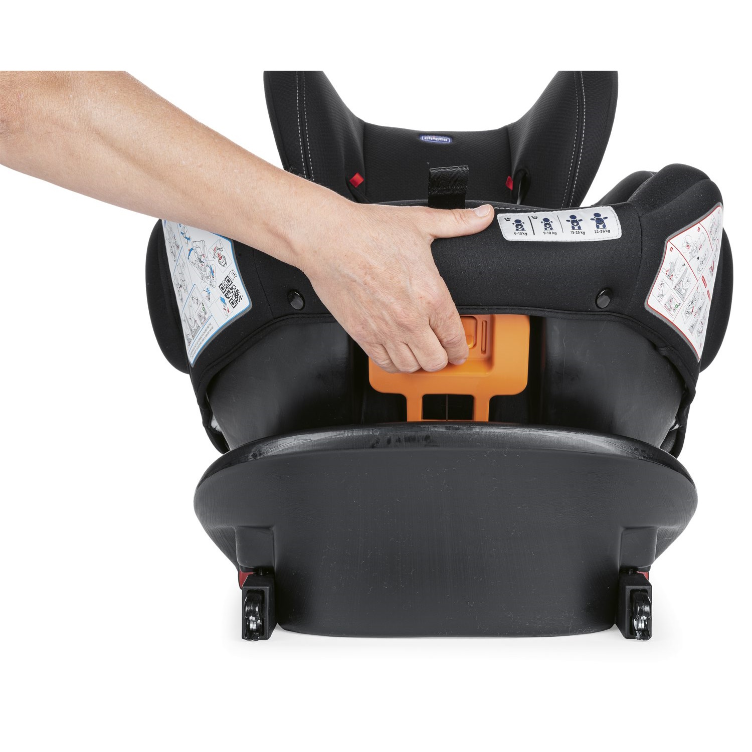 Автокресло Chicco Unico Plus Black Isofix 2/3 (15-36 кг) черный - фото 17
