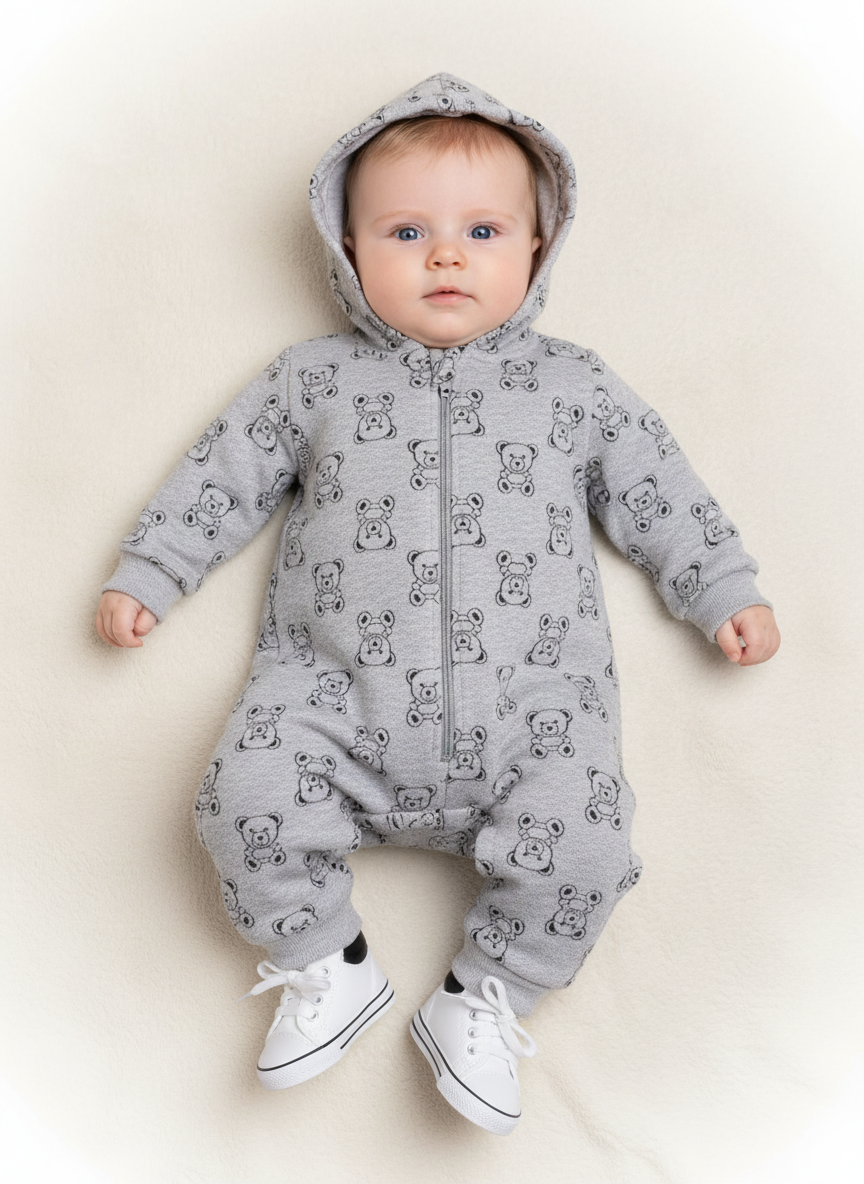 Комбинезон утепленный Югтекстильторг 204-251/Серый - фото 1