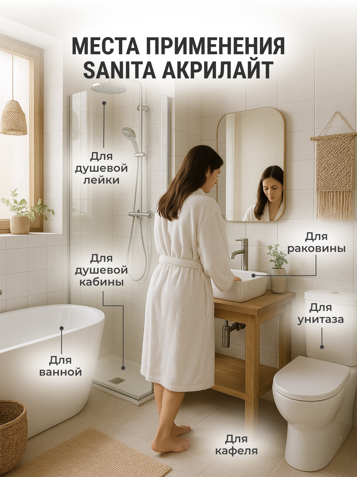 Моющее средство Sanita Антиналет 500 мл от ржавчины 1 шт. - фото 2