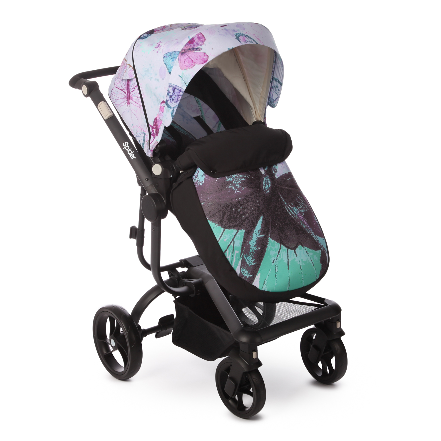 Коляска трансформер Babyton Spider Blue - фото 9