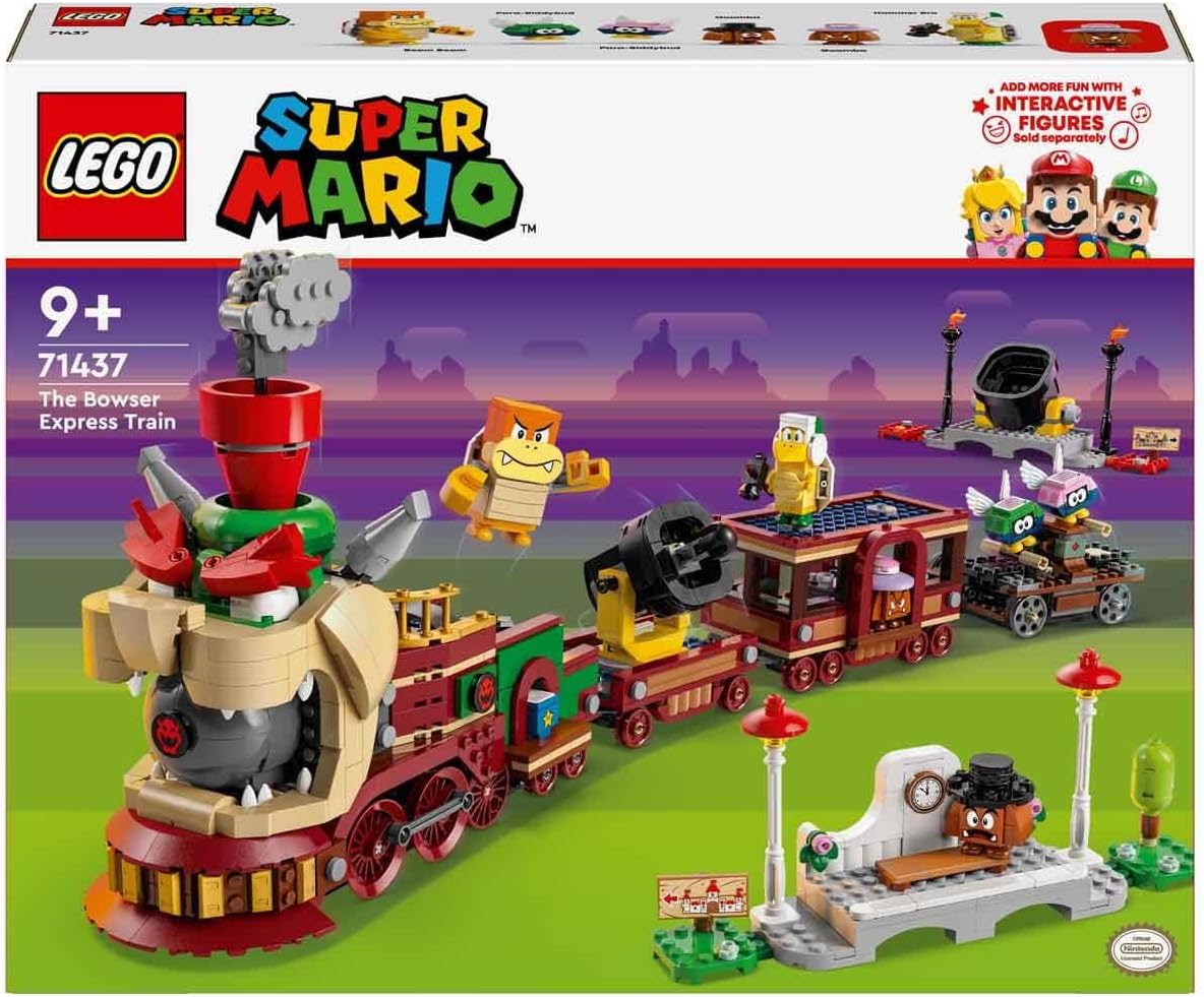 Конструктор LEGO Super Mario Боузер экспресс поезд 1392 дет. - фото 6