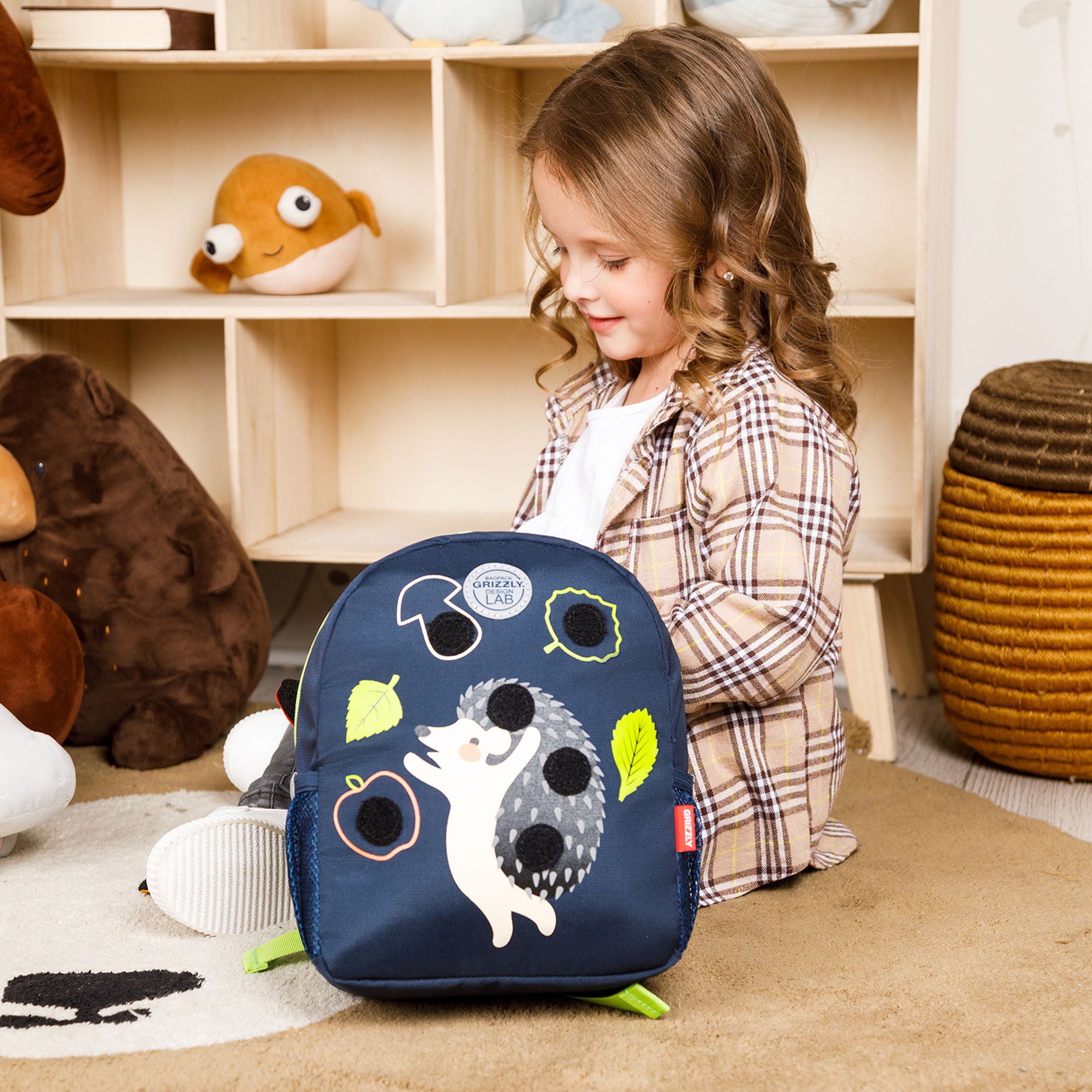 Рюкзак дошкольный Grizzly для мальчика - фото 9