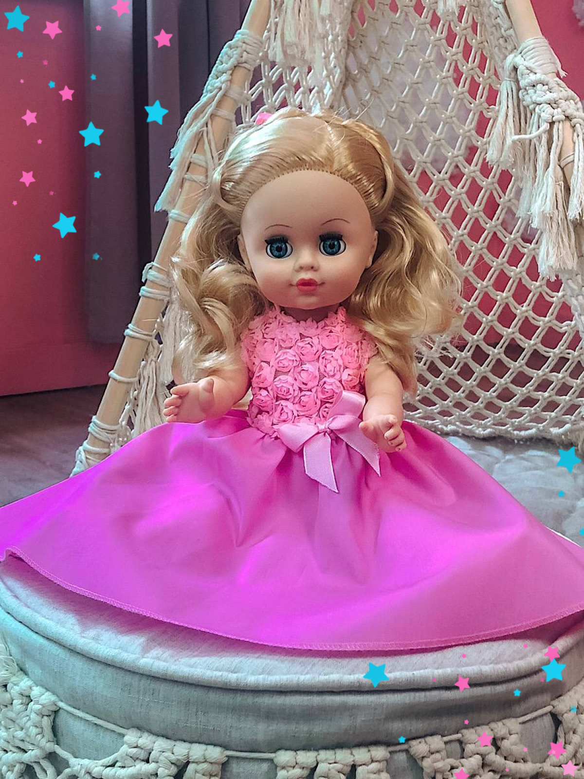 Кукла классическая СТРАНА КУКОЛ большая говорящая Маша высота 40 см 23-07.3 - фото 11