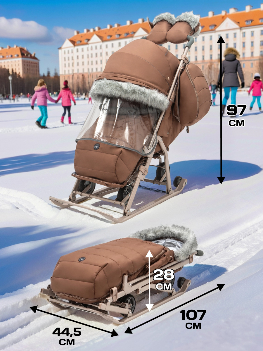 Санки-коляска NiKA kids - фото 2