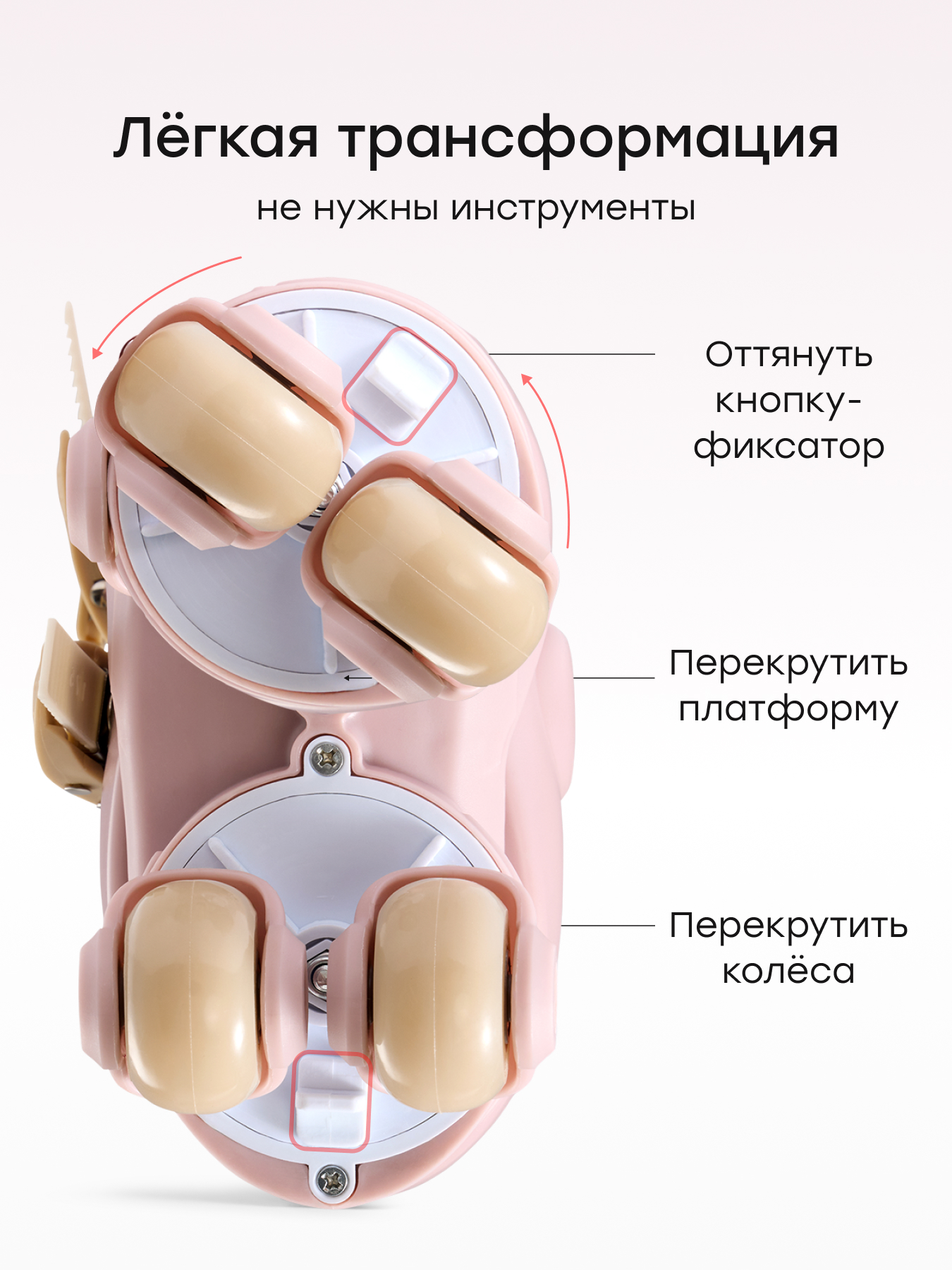 Роликовые коньки Happy Baby XS 27-30 - фото 3