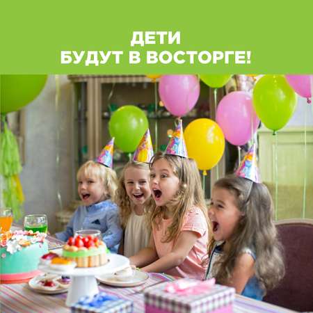 Свечи для торта \"Цветное планя\" Paterra 401-520
