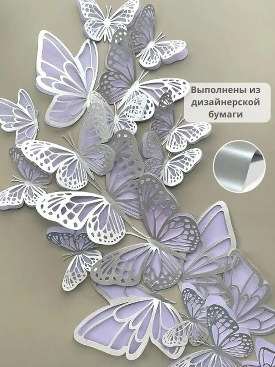Наклейка PaperInspiration Art Бабочки - фото 6