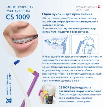 Зубная щетка классическая Curaprox