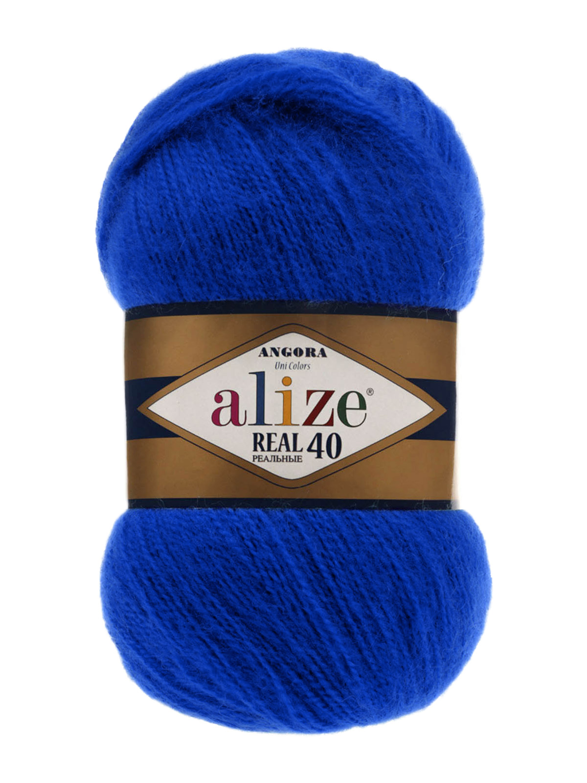 Пряжа Alize мягкая для вязания Angora real 40 100 гр 430 м 5 мотков 141 василек - фото 4