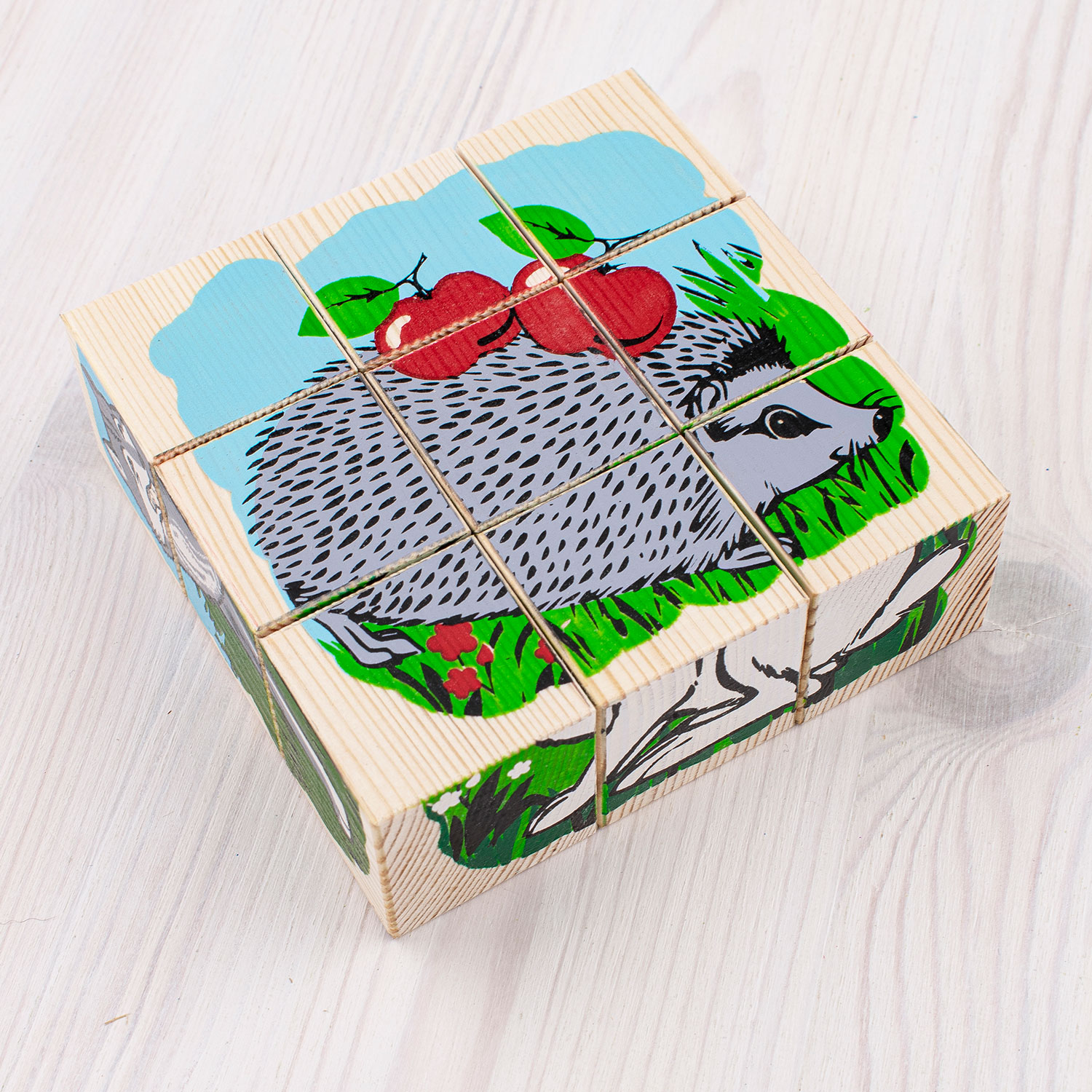 Игрушка Томик кубики Животные леса - фото 8