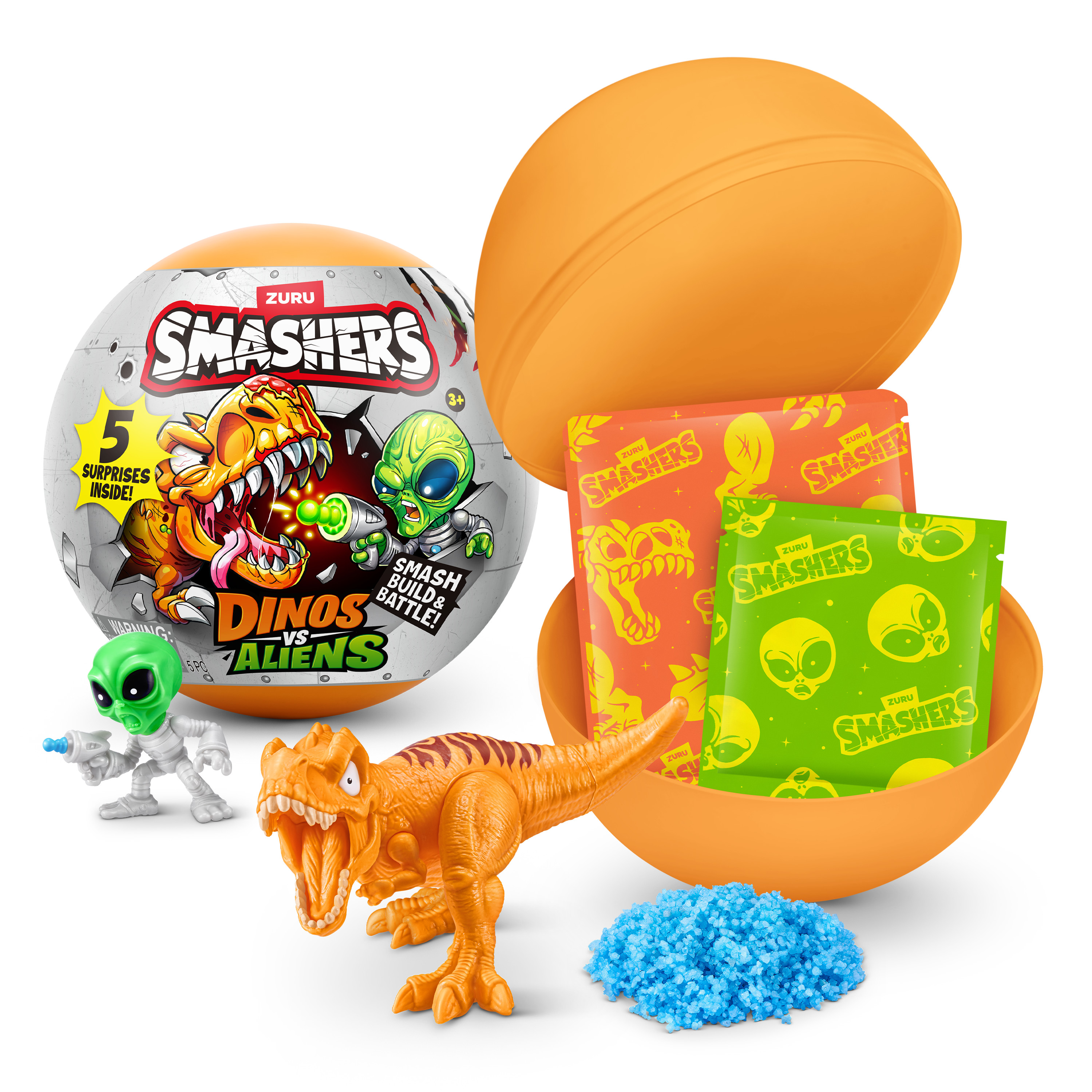 Сборная модель Zuru Smashers Дино против пришельцев в ассортименте 74155GQ6-S001 - фото 13