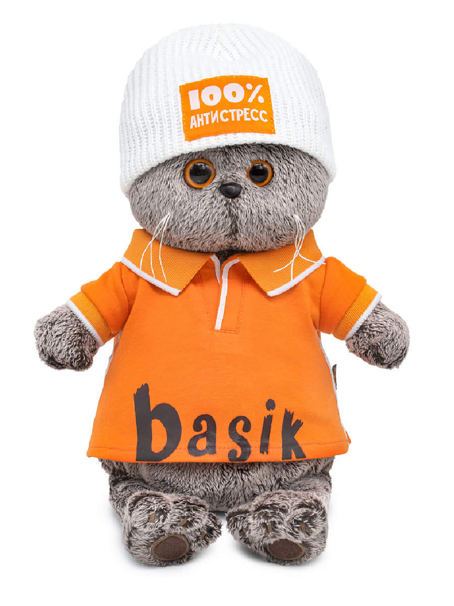 Мягкая игрушка BUDI BASA Басик в поло и шапке - фото 2