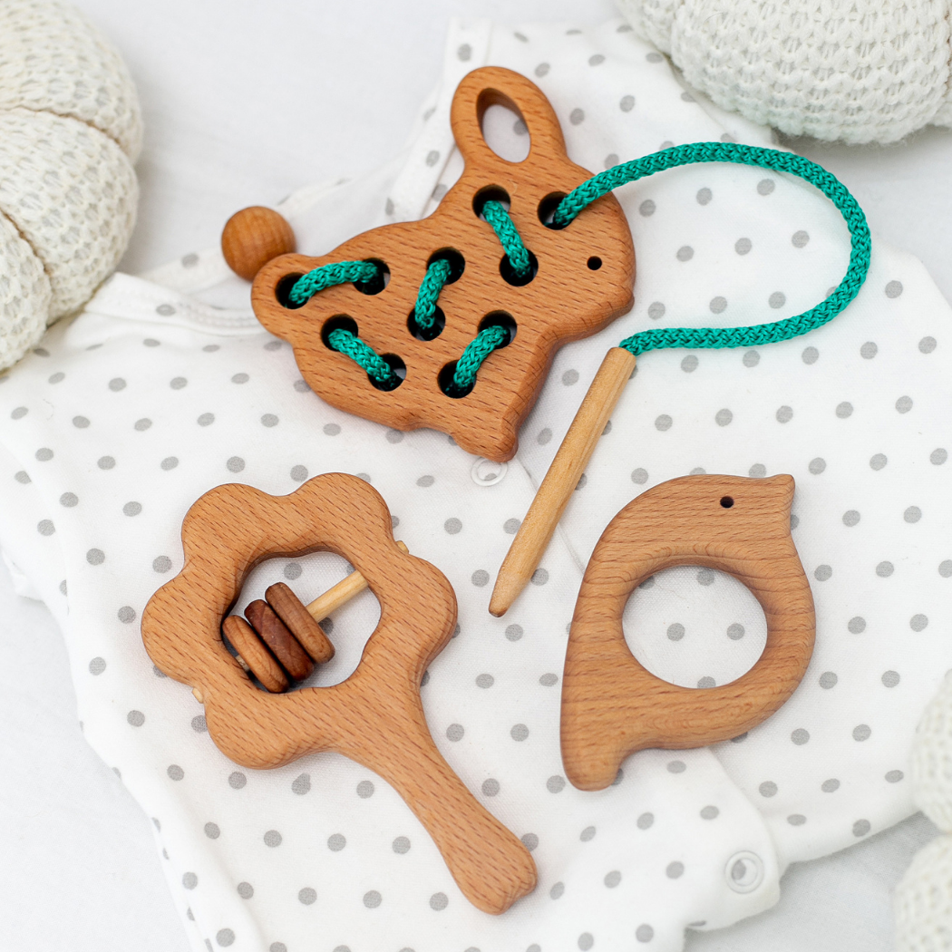 Игрушка Mag Wood погремушка На опушке - фото 4