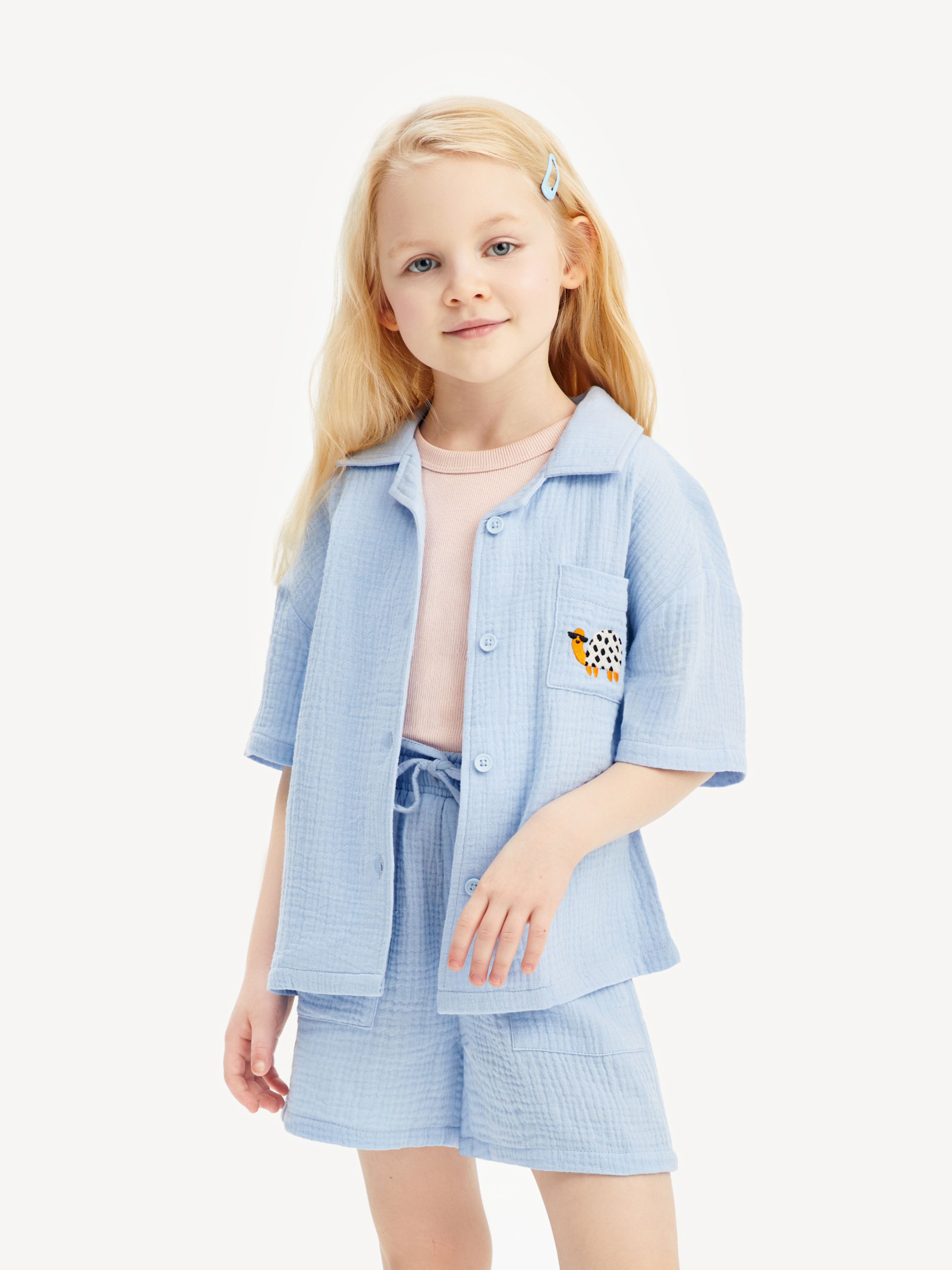 Рубашка Junion 904978.TSHR0019-Light-blue-2 - фото 4