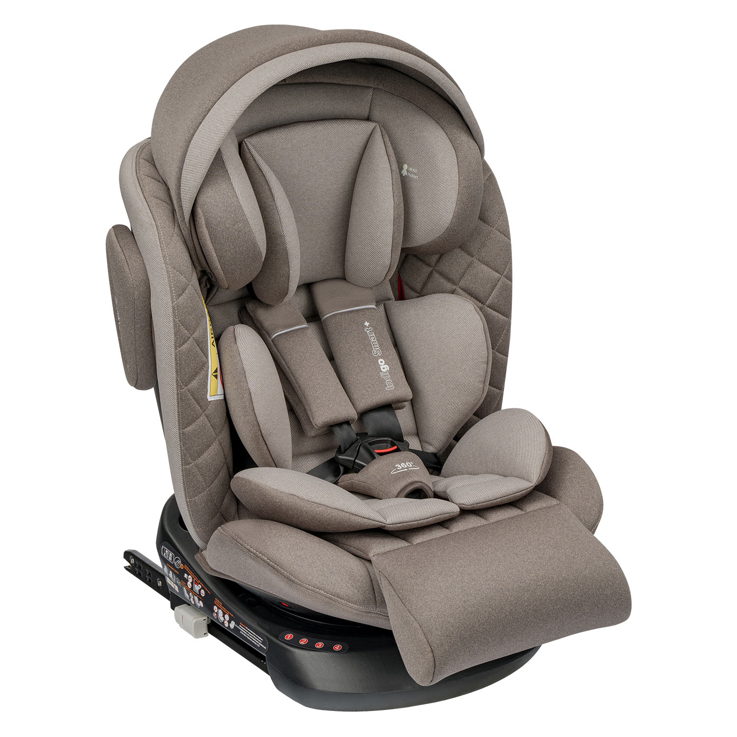 Автокресло Indigo SMART Isofix 0+/1/2/3 (0-36 кг) - фото 1