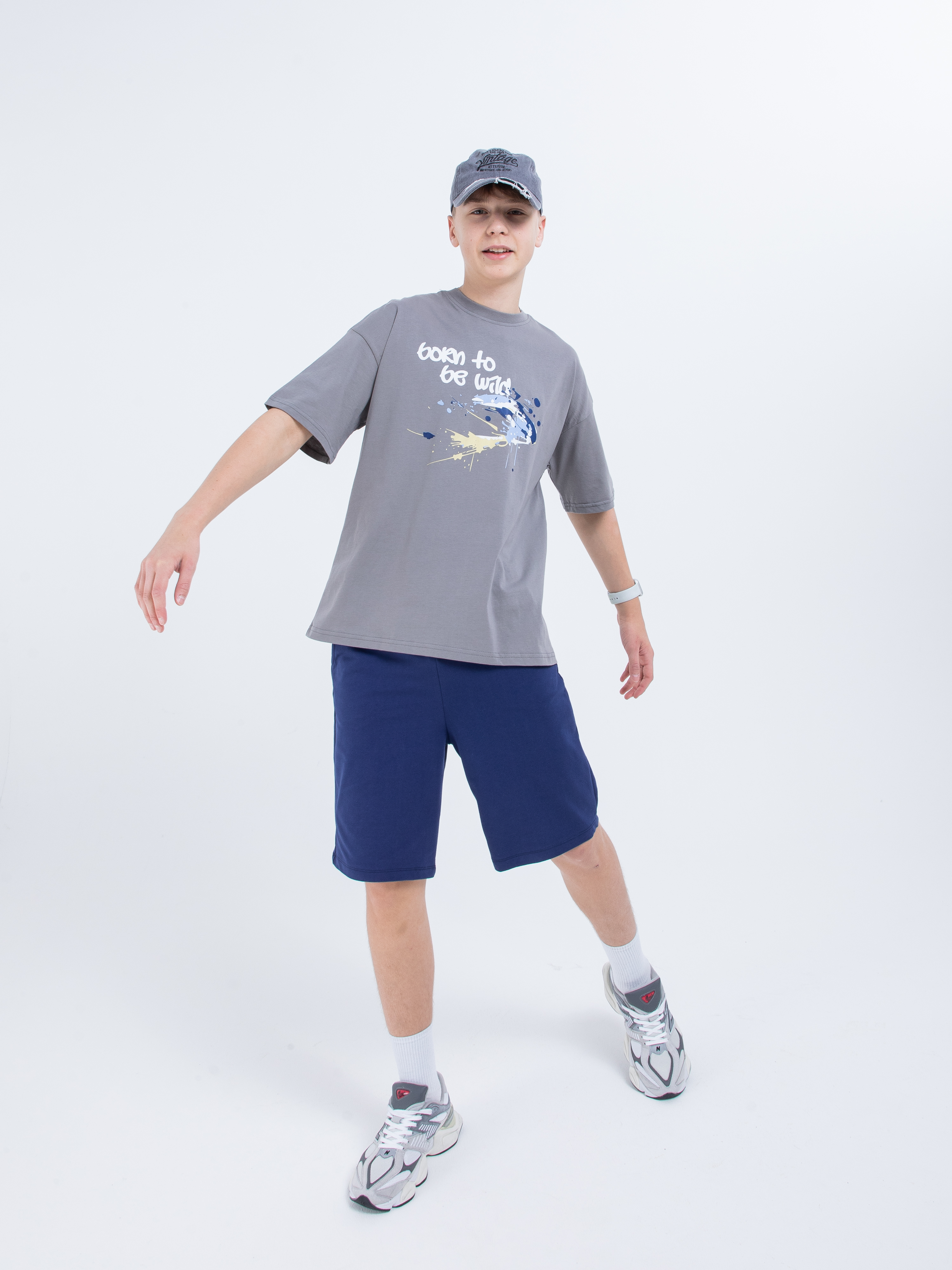 Шорты Be Friends 0221_синий - фото 8