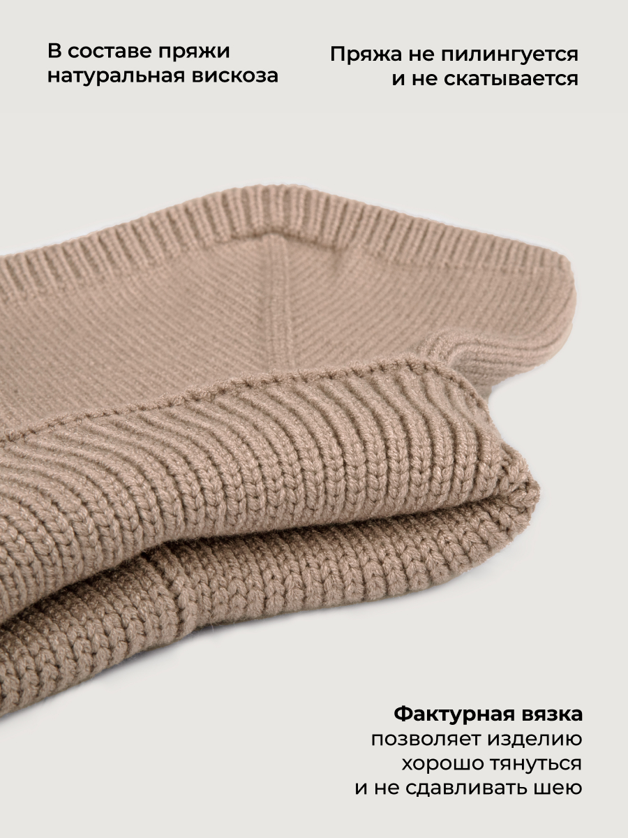 Манишка NIKASTYLE 17з53326 какао - фото 4