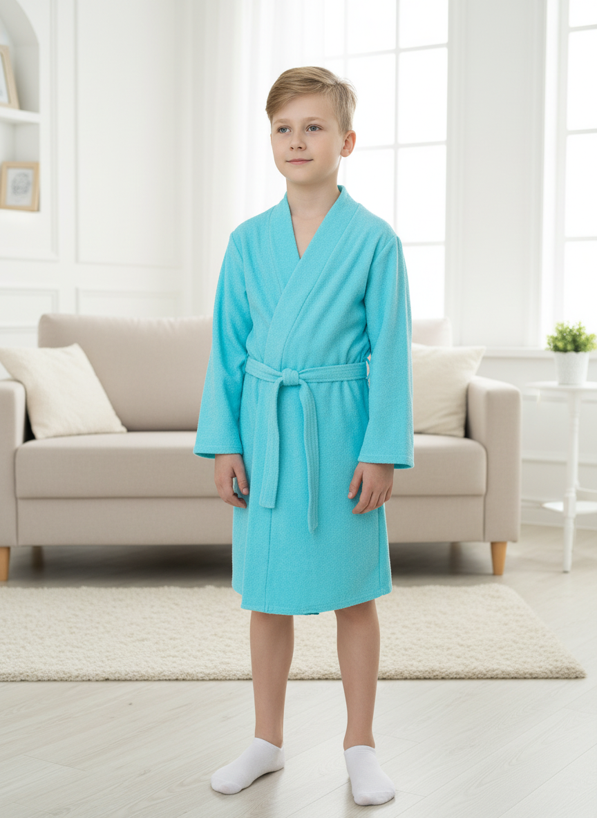 Халат Утенок 909/1 св.бирюза - фото 1
