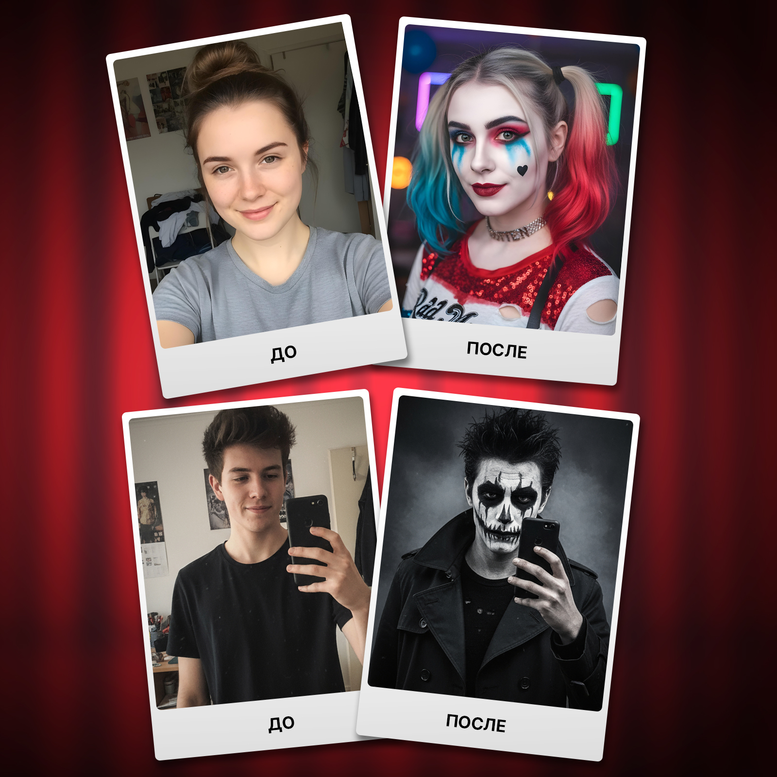 Краски для театрального грима и макияжа ХОББИЛАБ лица и тела 12 цветов - фото 7