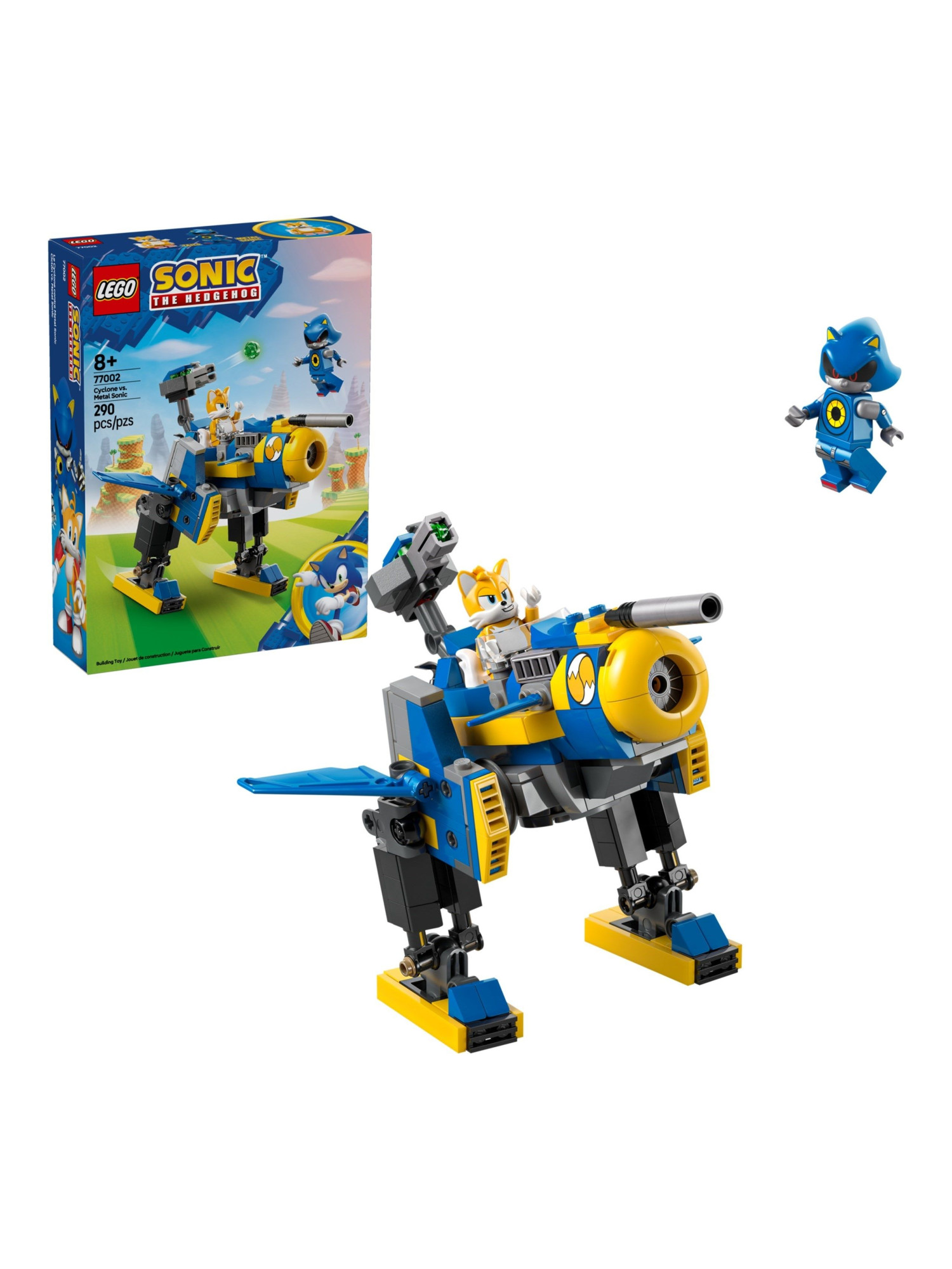 Конструктор LEGO Sonic the Hedgehog Циклон против Соника 290 дет. - фото 3
