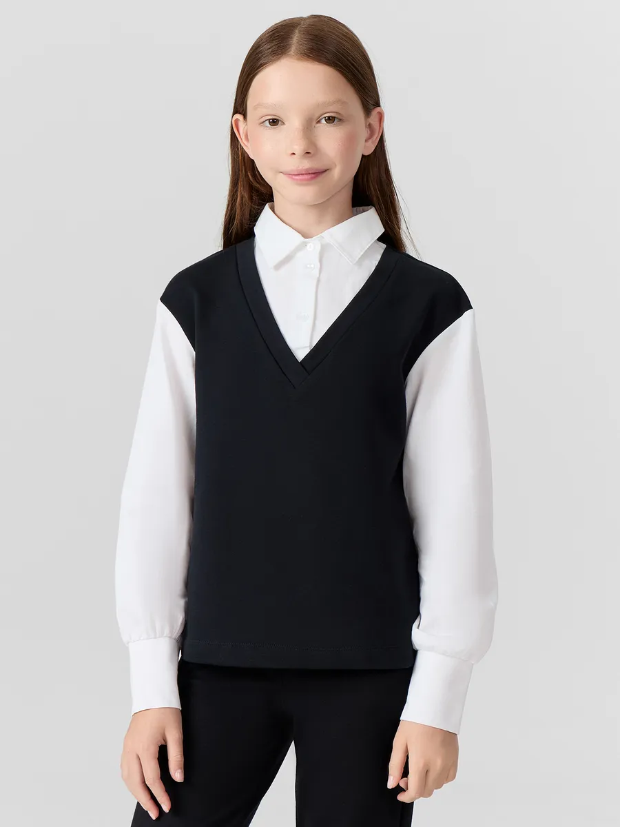 Джемпер Mark Formelle (Марк Формэль) 127910/черный - фото 1