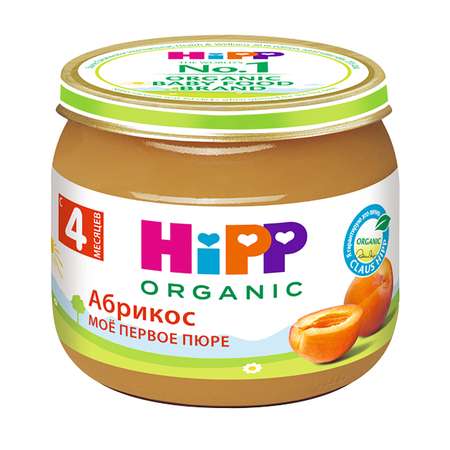 Пюре Hipp Мое первое пюре абрикос 80г с 4месяцев