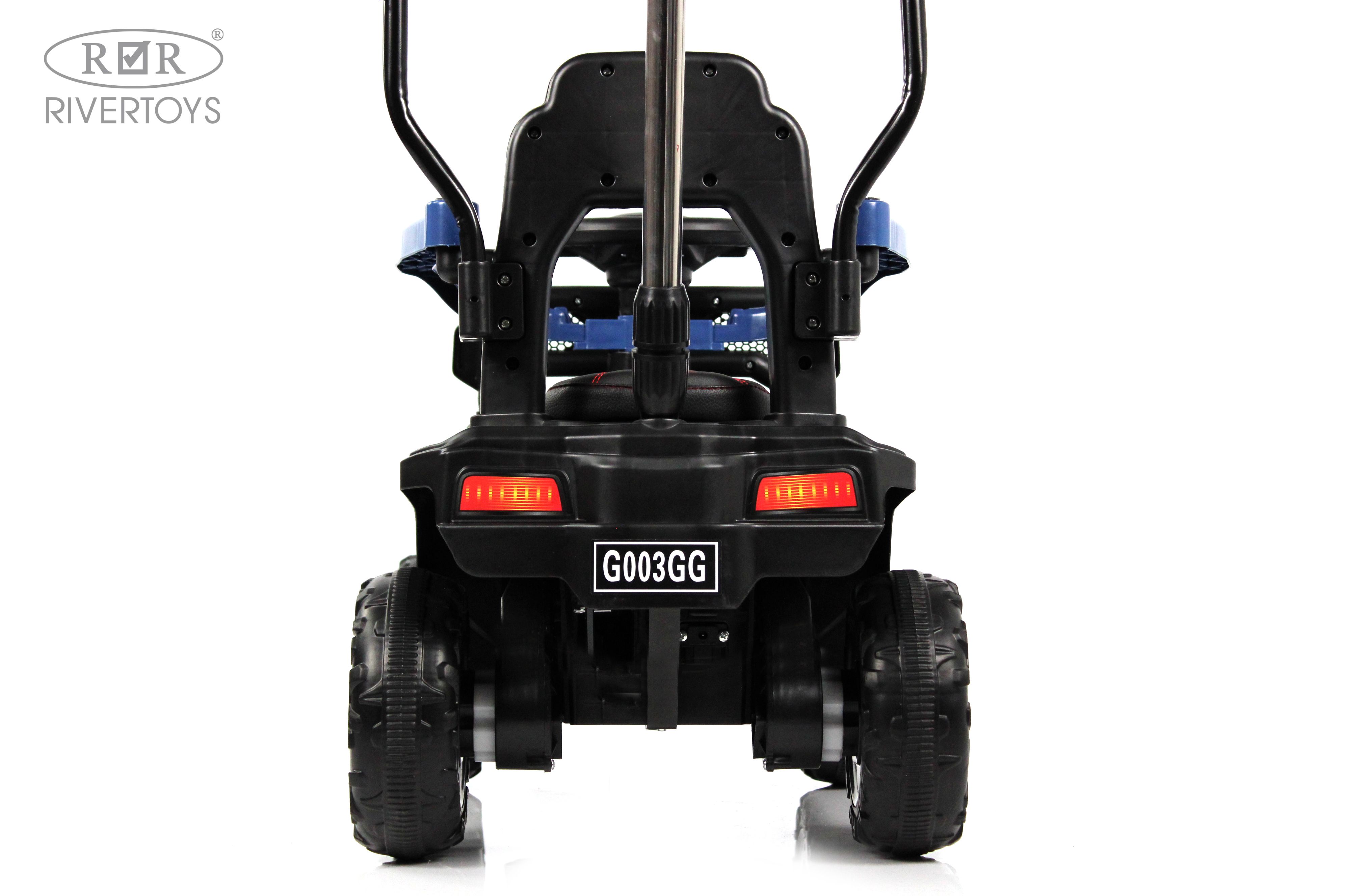 Электромобиль RIVERTOYS G003GG-BLUE С пультом ДУ - фото 12