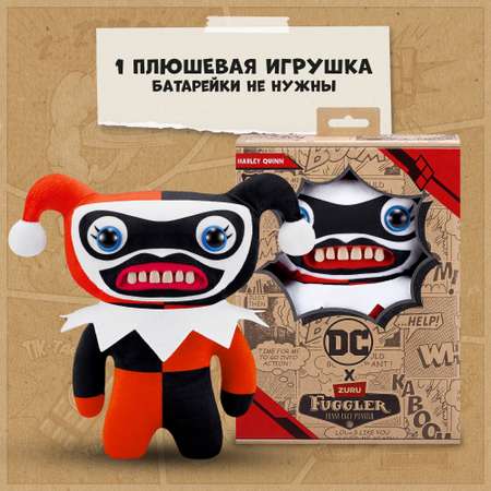 Игрушка мягкая FUGGLER Харли Квинн DC 24см 15709A