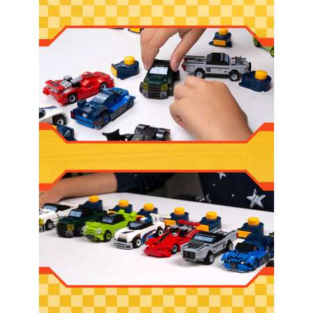 Конструктор BAZUMI Technic Набор гоночных машинок блочный