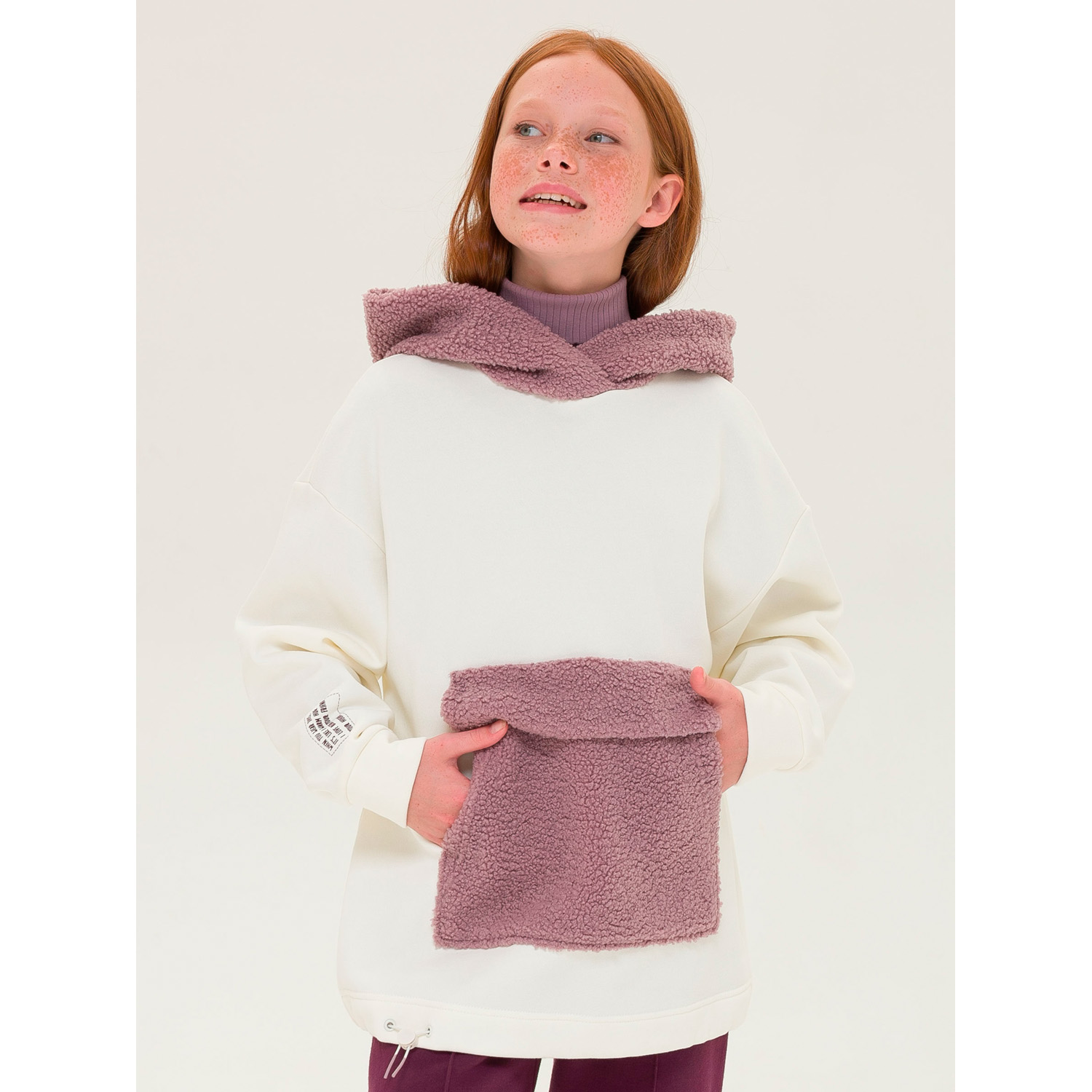 Худи Pelican GFNK4292/Молочный(28) - фото 1