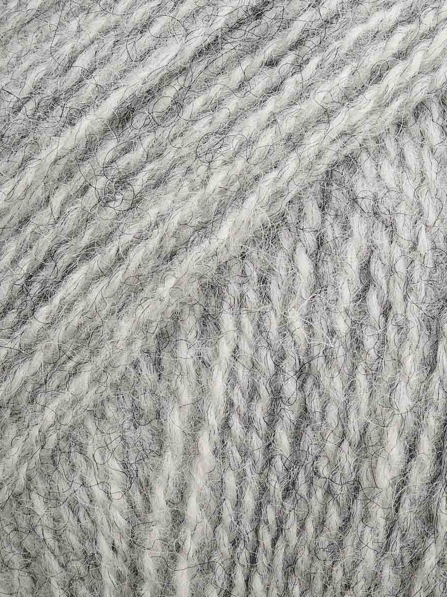 Пряжа Alize мягкая для вязания Angora real 40 100 гр 430 м 5 мотков 614 серый меланж - фото 5